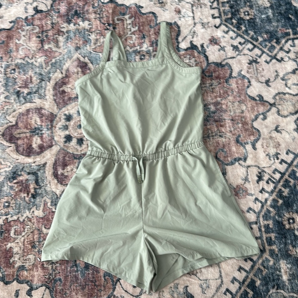 All in Motion Sage Green Girls Romper Size Large (10/12)